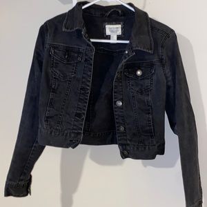 Black jean jacket